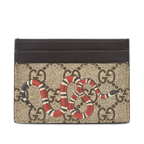 gucci wallet snake replica|gucci card wallet men's.